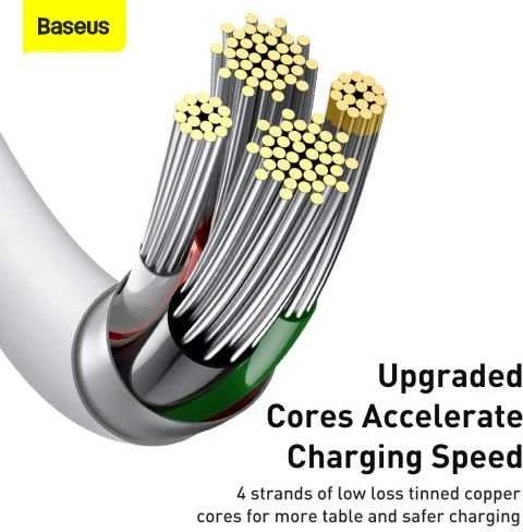 Kabelis  CABLE LIGHTNING TO USB 2M/Baltas CALYS-C02 BASEUS