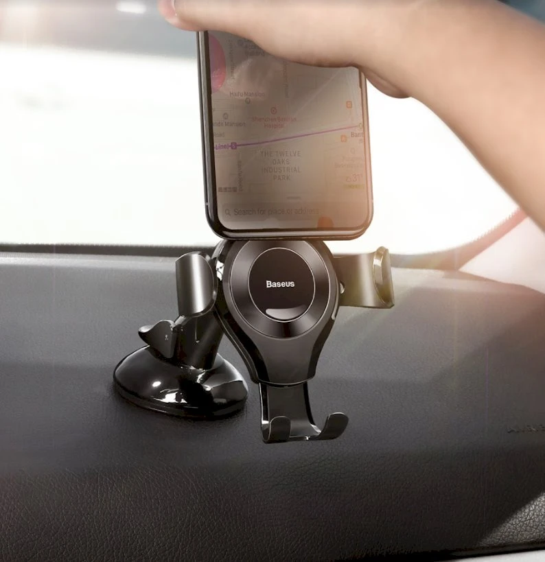 Baseus SUYL-XP01 Osculum Gravity Car Mount / juodas