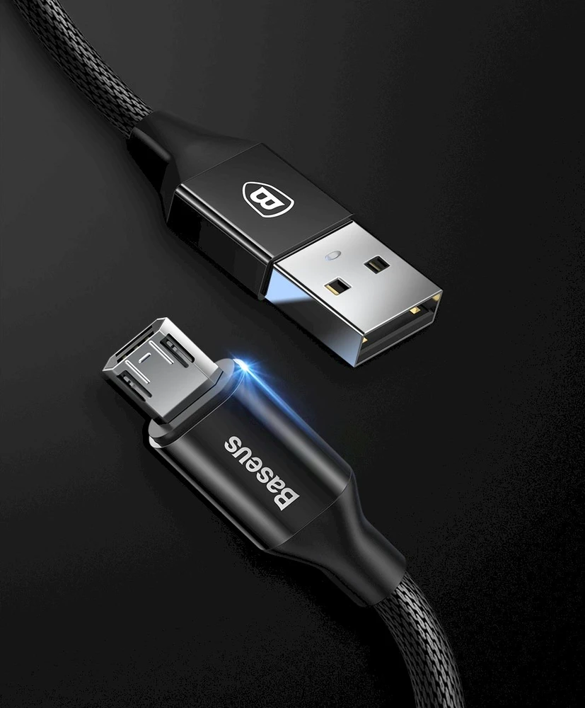 Baseus Yiven micro USB laidas 150 cm 2A - Juodas