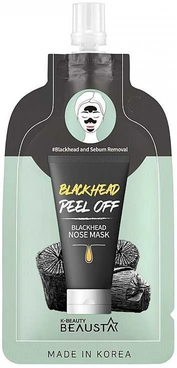 BEAUSTA Blackhead Nose Mask - kaukė nosies sričiai, 15 ml