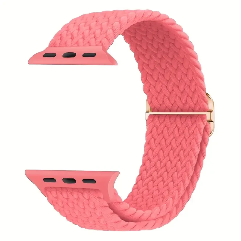 Beline Woven Nylon Parachute apyrankė for Apple Watch 38/40/41mm Rose Raudona