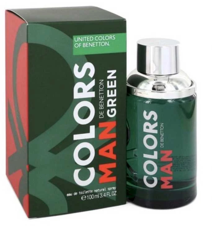 Benetton Colors Man Žalias tualetinis vanduo 100ml