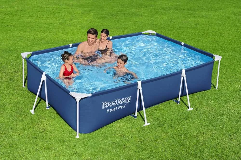 Bestway Stačiakampis karkasinis baseinas 300 x 201 x 66 cm