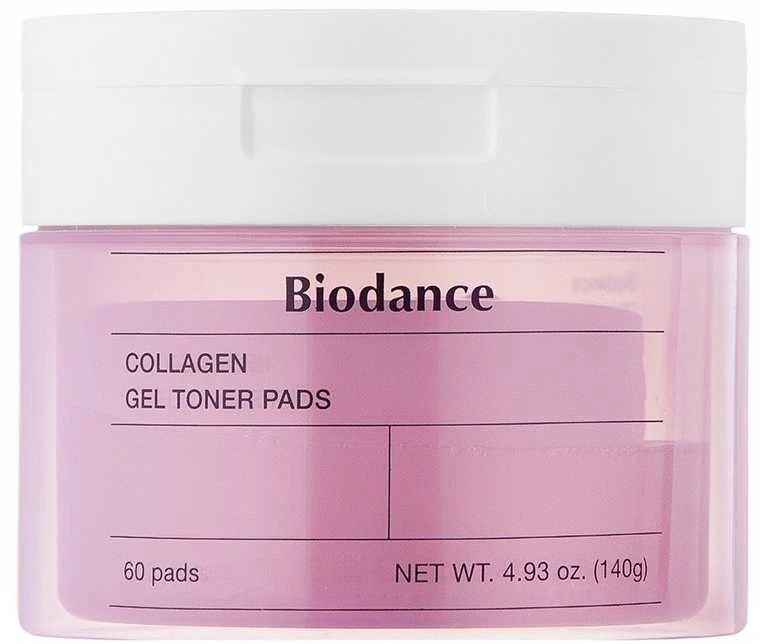 BIODANCE COLLAGEN GEL toniko veido padeliai, 60 vnt