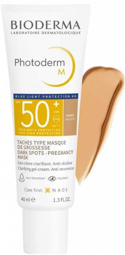 "Bioderma Photoderm Golden Colour" gelinis kremas su SPF50+ (40ml)