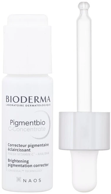 Bioderma Pigmentbio C-Concentrate Skaistinantis veido serumas, 15 ml