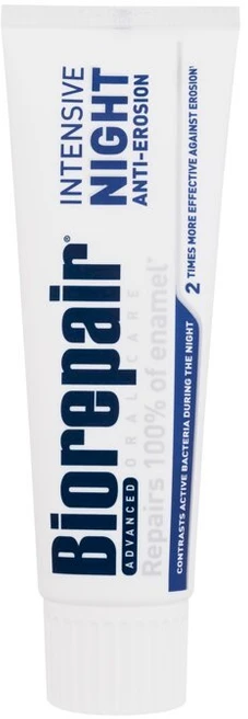BlanX Biorepair burnos priežiūros dantų pasta naktinė 75ml