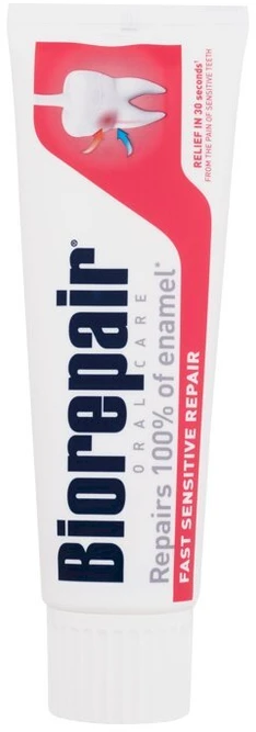 „Biorepair Fast Sensitive Repair“ serumas jautriai odai, 75 ml