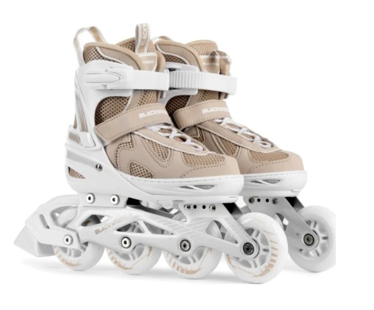 Riedučiai Blackwheels Flex Pro, reguliuojamas M dydis (34-37), smėlio spalvos