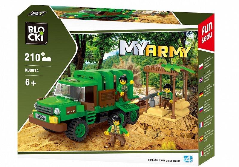 Icom Konstruktorius Blocki MyArmy Misija Džiunglės, KB0914, 210vnt.