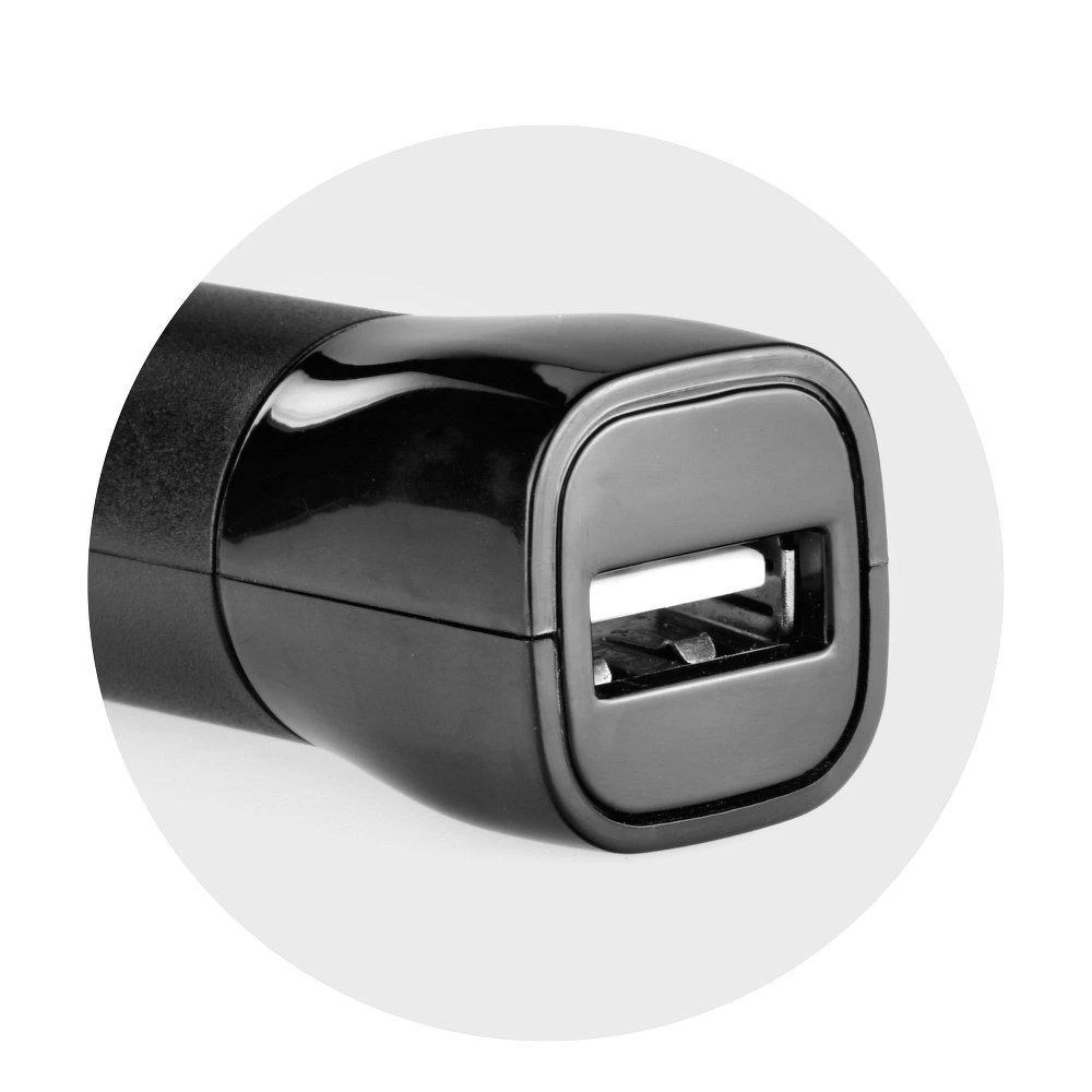 BlueStar Automobilinis įkroviklis Blue Star USB A 2A + laidas USB A į Micro USB juodas