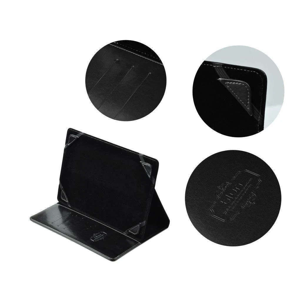 Oem BLUN universal case for tablets 8" (UNT) juodas