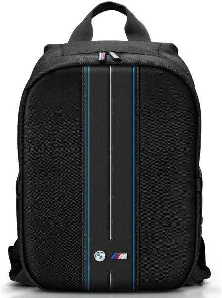 Kuprinė BMW BMBP15COMPVSKL 16″ juodos spalvos Nylon Mėlyna Stripe