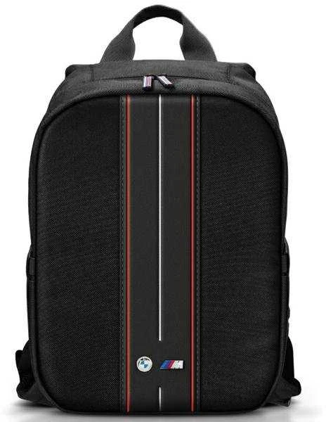 Kuprinė BMW BMBP15COMPVSKR 16″ juodos spalvos Nylon Raudona Stripe