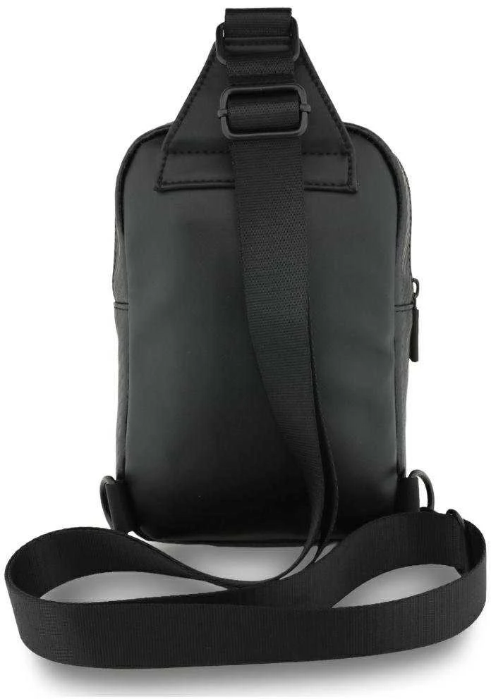 BMW Carbon Pocket & Metal Logo Crossbody Phone Bag - Juodas