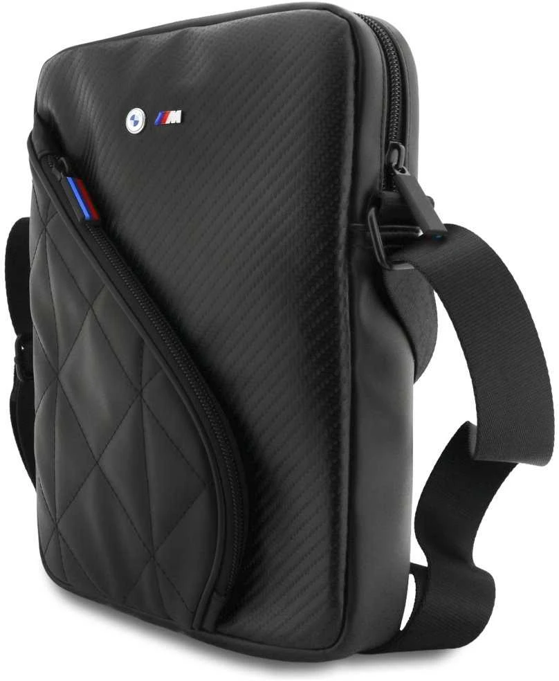BMW Carbon Pockets & Metal Logo 10" Planšetė Bag - Juodas