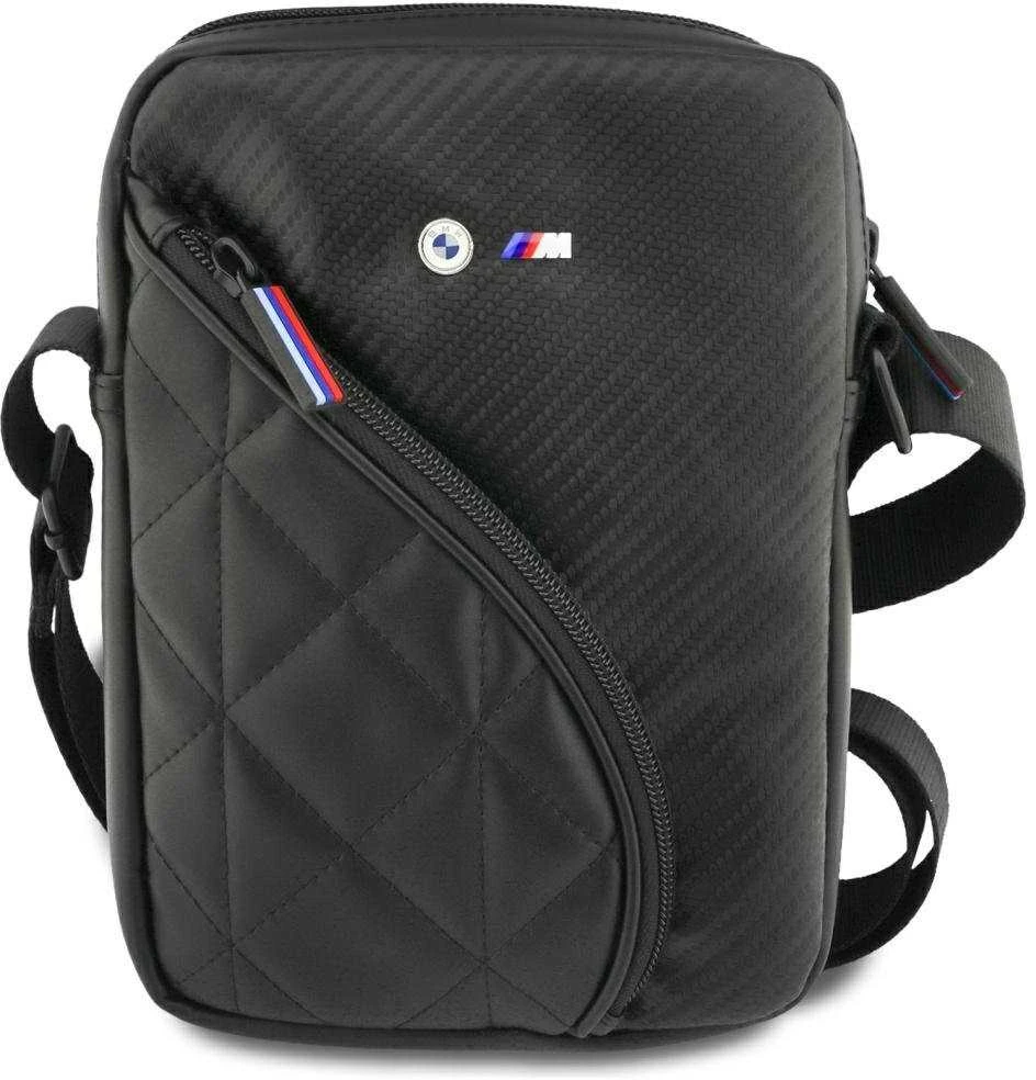 BMW Carbon Pockets & Metal Logo 8" Planšetė Bag - Juodas