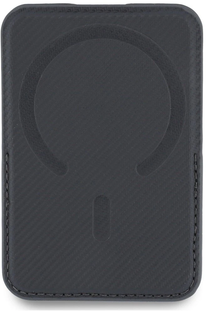 Piniginė BMW Carbon Metal Logos MagSafe antracito spalvos