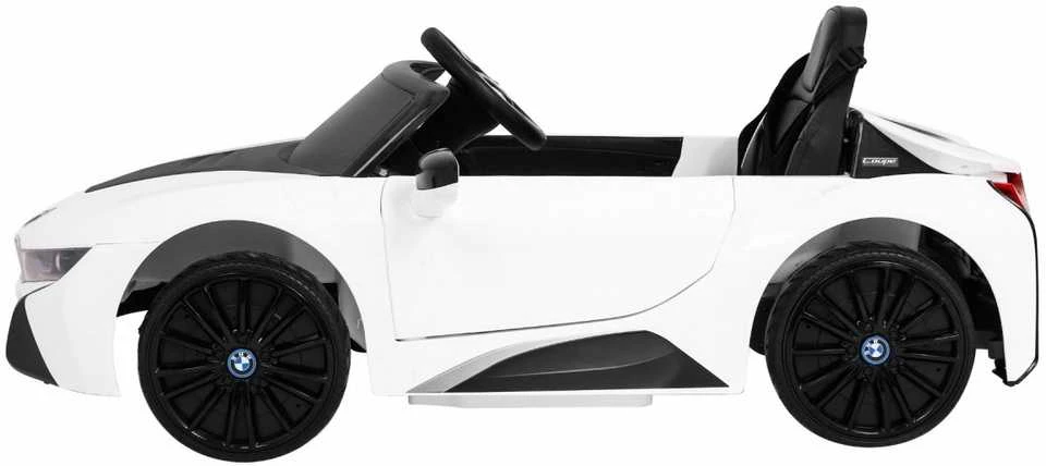 Ramiz Elektrinė mašina vaikams BMW I8 LIFT baltos spalvos