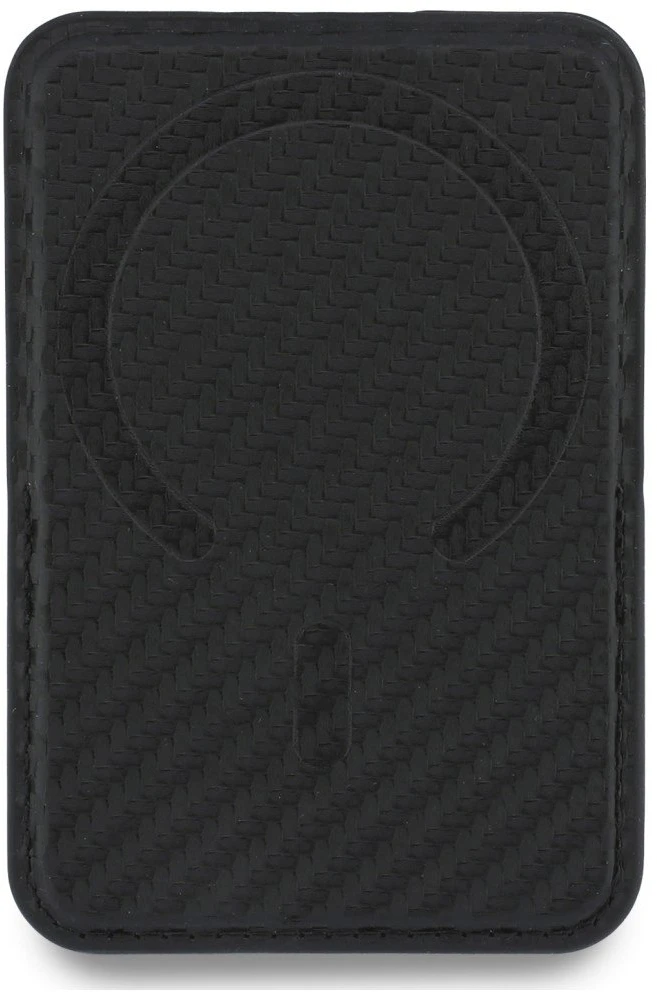 Piniginė BMW M Carbon Metal Logos MagSafe juoda