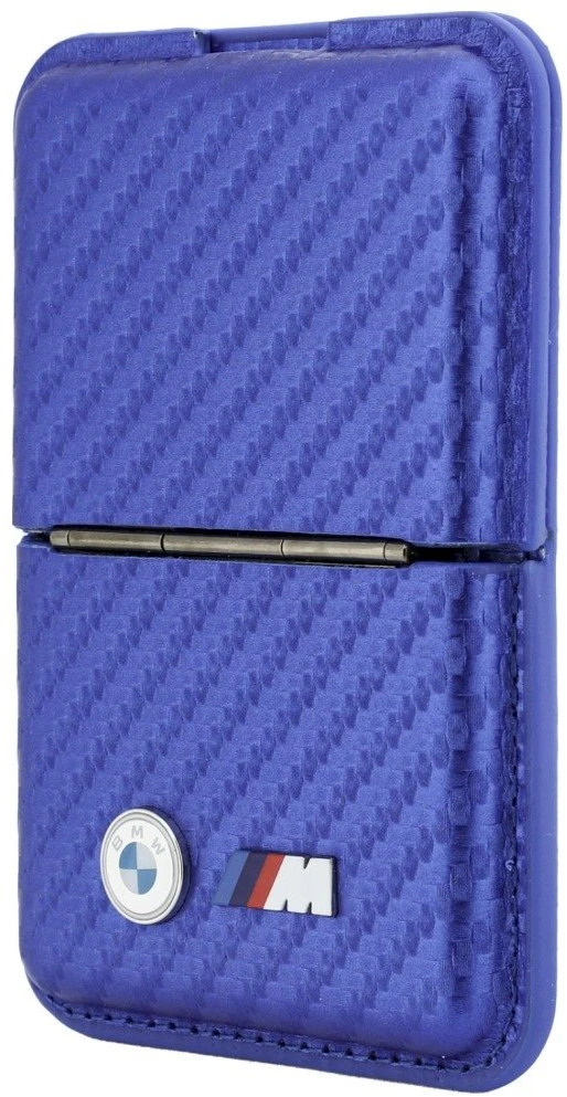 Piniginė BMW M Carbon Metal Logos MagSafe mėlyna