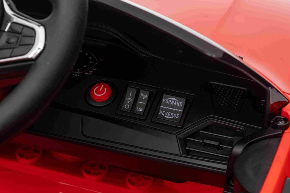 Ramiz Vaikiškas elektromobilis BMW M4 raudonas