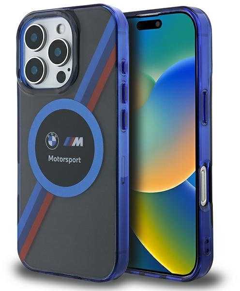 BMW Motosport IML Circle MagSafe Case Apple iPhone 16 Pro Max - dėklas telefonui juodos spalvos