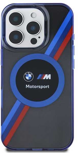 BMW Motosport IML Circle MagSafe Case Apple iPhone 16 Pro Max - dėklas telefonui juodos spalvos