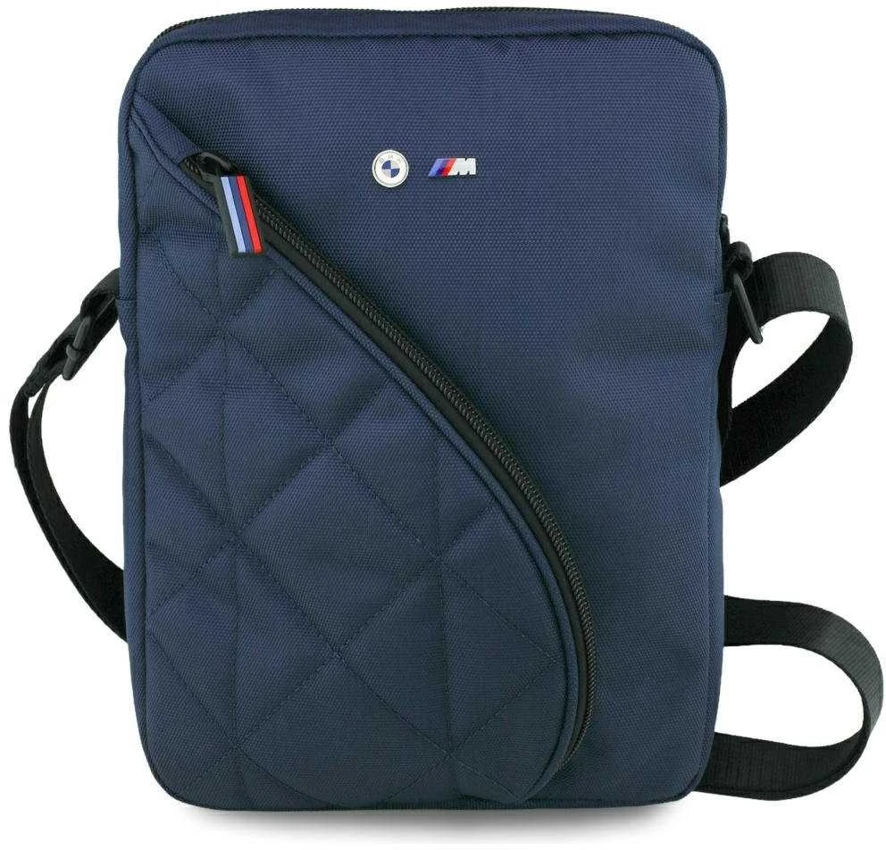 BMW Nylon Pockets & Metal Logo 10" Planšetė Bag - Navy Mėlyna