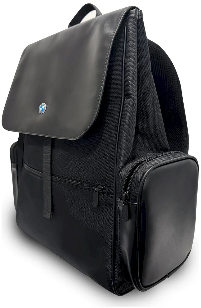 Kuprinė BMW Side Pockets Metal logo 15″ juodos spalvos