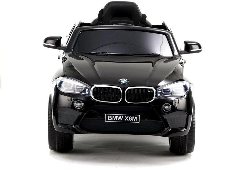 Lean Cars Elektromobilis vaikams BMW X6, juodas, lakuotas kėbulas