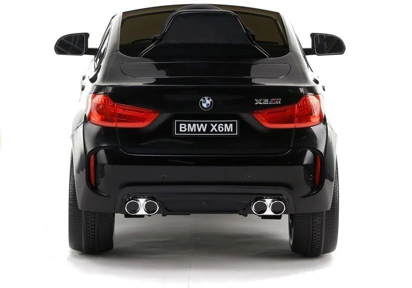 Lean Cars Elektromobilis vaikams BMW X6, juodas, lakuotas kėbulas