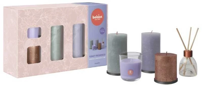 Bolsius Funky Freshness Gift Set Lavender