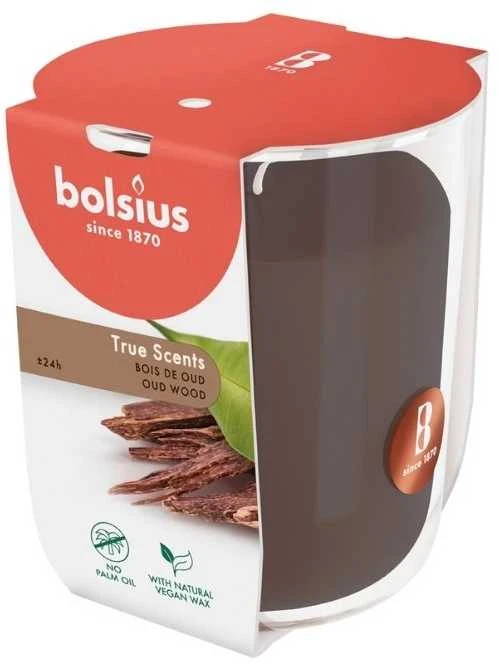 Žvakė, aromatinė Bolsius Calming Oudh, 25 h, Ruda