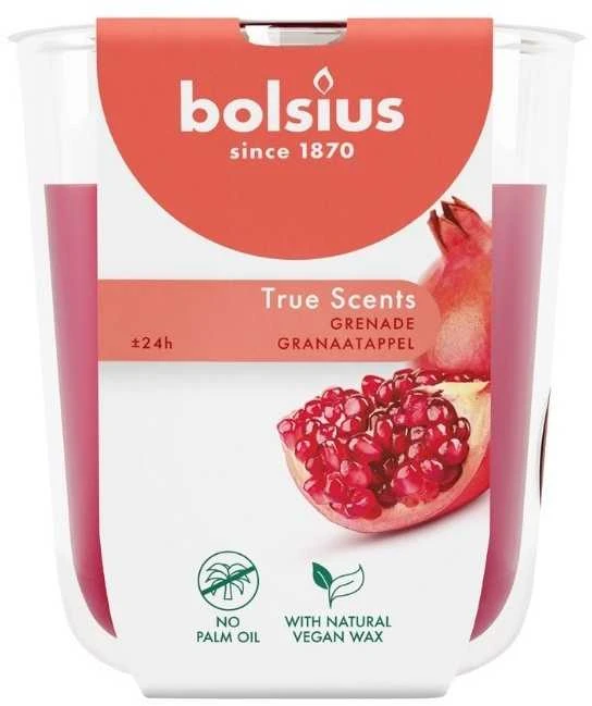 Žvakė, aromatinė Bolsius Poppy Pomegranate, 25 h