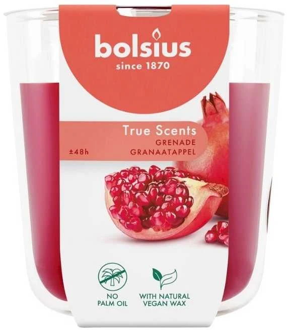 Žvakė, aromatinė Bolsius Poppy Pomegranate, 45 h