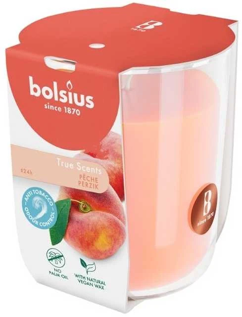 Bolsius „True Scents“ kvapioji žvakė „Persikas“, 80 x 73 mm