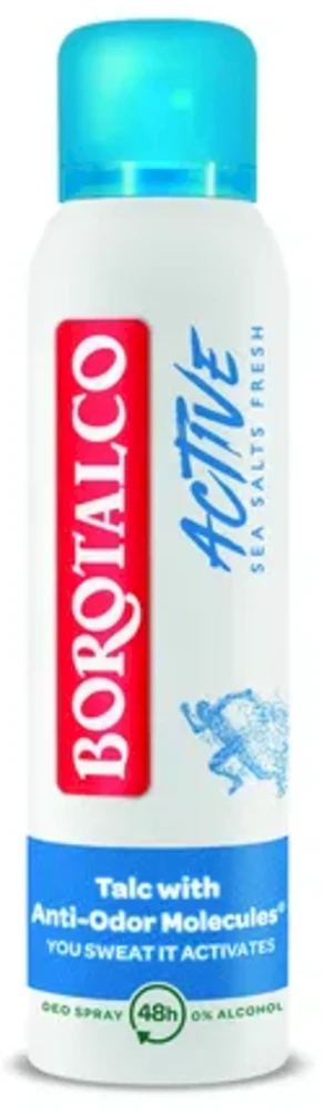 Borotalco gaivus dezodorantas su jūros druska (Deo Purškiklis), 150 ml