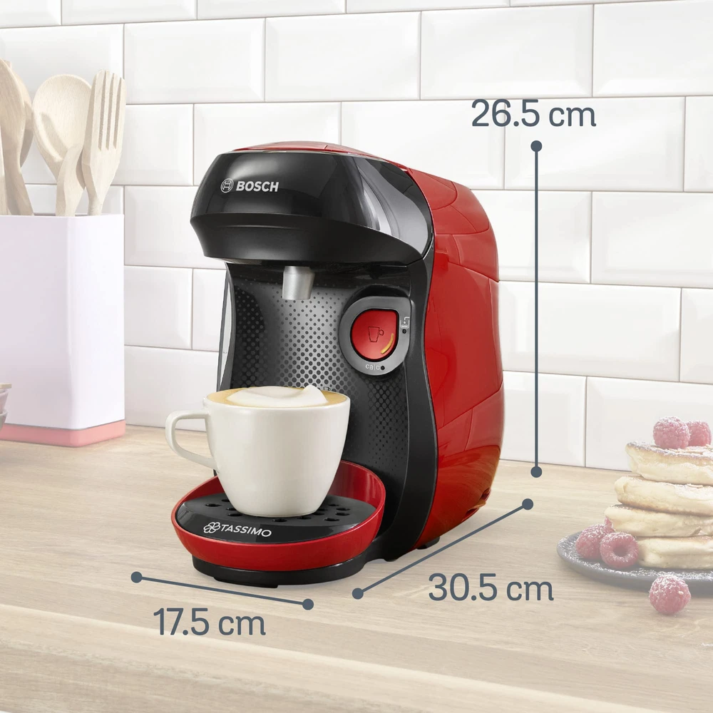 Kavos aparatas Bosch Tassimo Happy TAS103E Automatinis kapsulinis kavos virimo aparatas 0.7 L