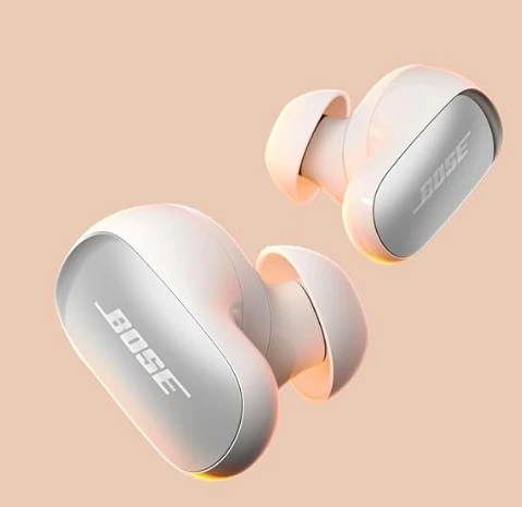 Ausinės Bose QuietComfort Ultra 2.Gen Belaidės Earbuds, TWS, Adjustable Noise Cancelling, BT 5.3, Atsparus vandeniui IPX4, Baltas Smoke EU