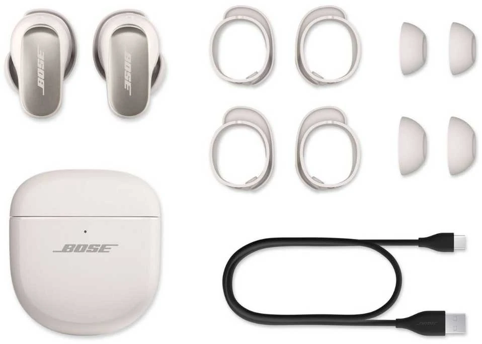 Bose QuietComfort Ultra Earbuds ausinės, Baltos spalvos