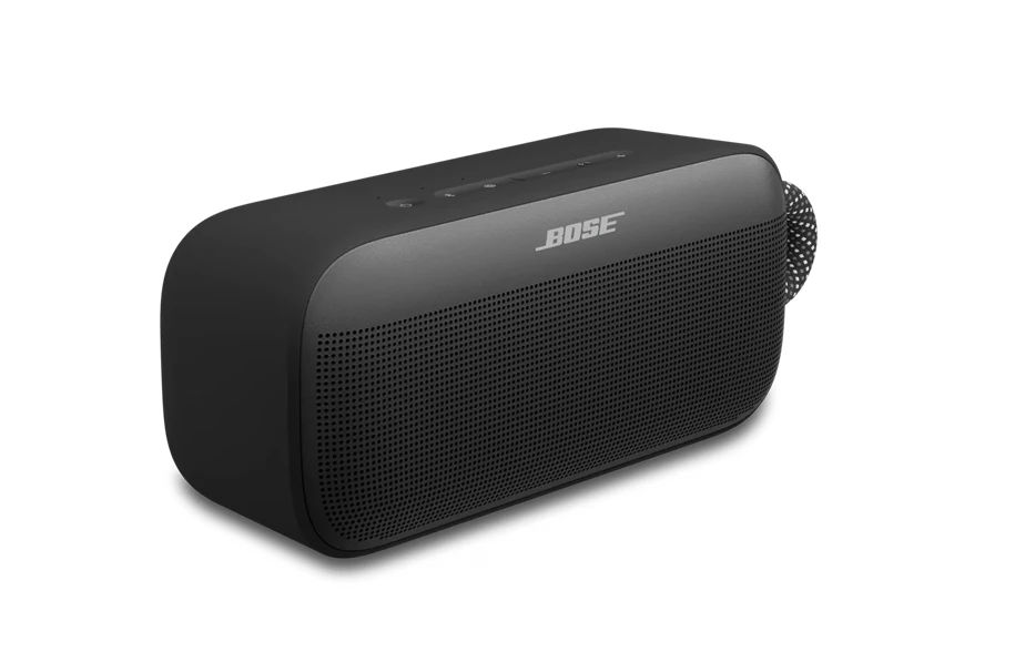 Nešiojama garso kolonėlė Bose SoundLink Plus Portable, juodos spalvos