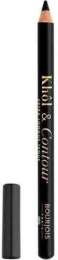 BOURJOIS Paris Khôl & Contour akių pieštukas moterims 1,2 g, 02 ULTRA BLACK