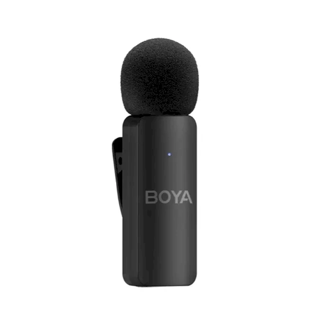 BOYA belaidis mikrofonas BY-V4 2.4GHz su 4 siųstuvais ir 1 imtuvu (3.5mm jungtis) Juodas EU