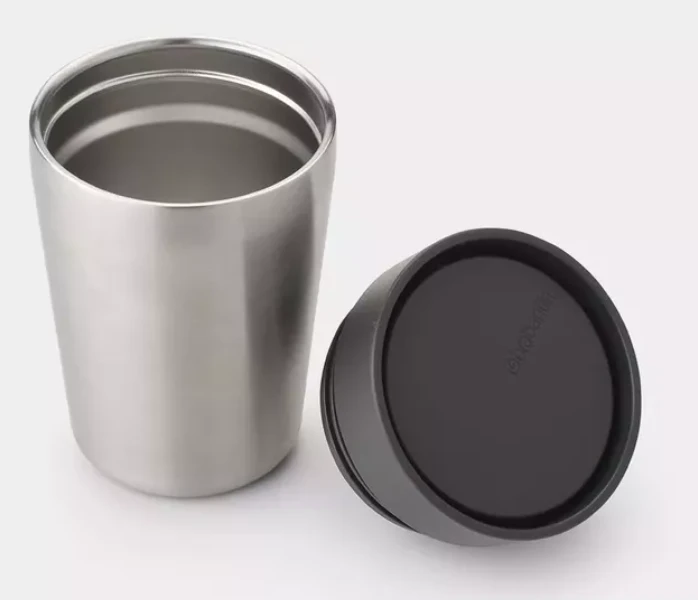Brabantia BRABANTIA Make &amp, Take thermal mug 0.2 L dark pilka 228728