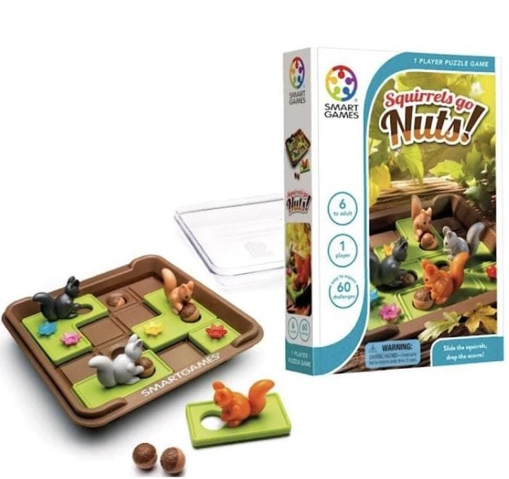 Brain Games SMART GAMES žaidimas Voverės eina riešutauti, SG425