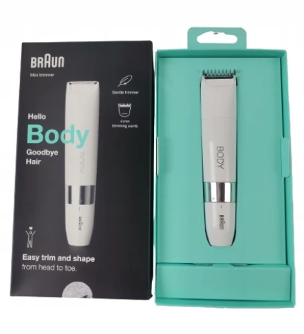 Braun BS1000 kompaktiškas kūno plaukų trimeris BODY