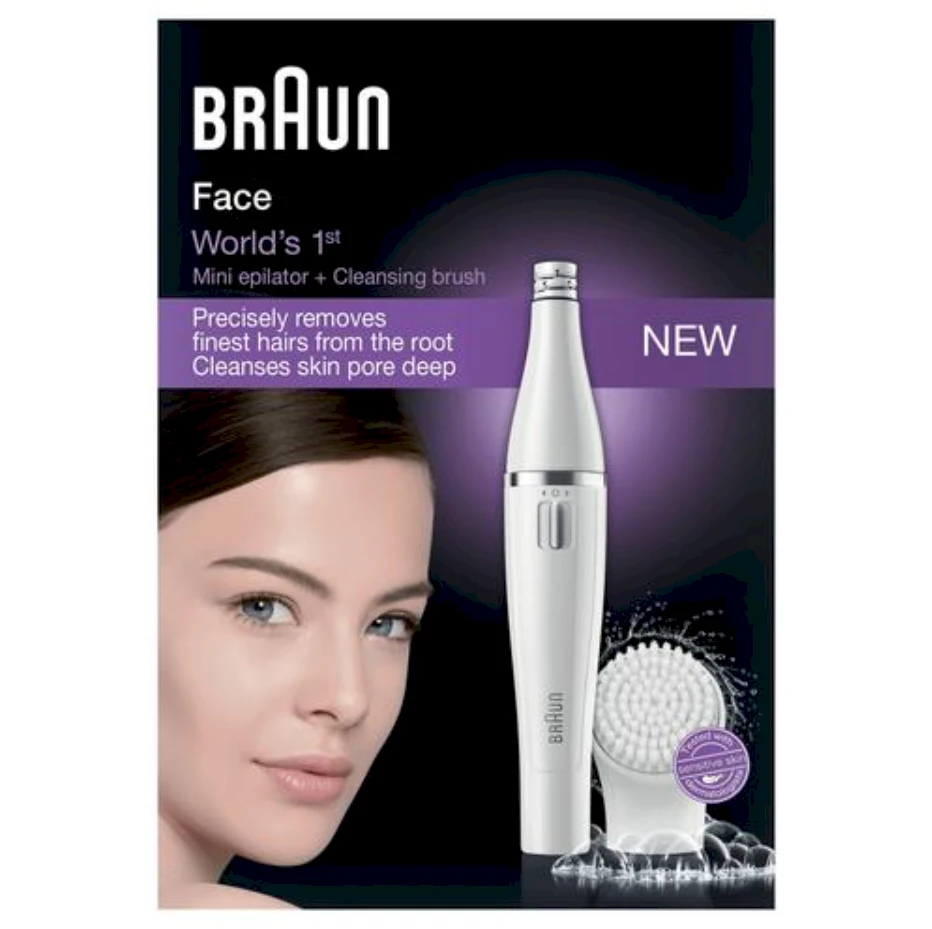 Braun Face 810 Balta 10 pincetai