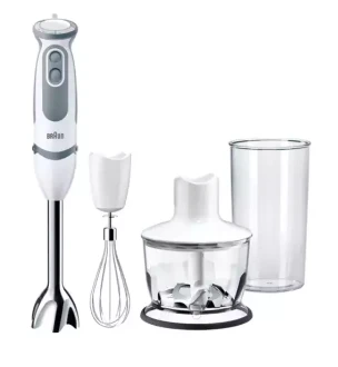 BRAUN Rankinis maišytuvas MQ 5235 WH MultiQuick 5 Vario, 1000W, Nerūdijantis plienas blades, 21 variable speeds, Baltas