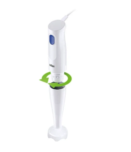 Plakiklis Braun | MQ10.000PWH MultiQuick 1 | Hand Maišytuvas | 450 W | Baltas